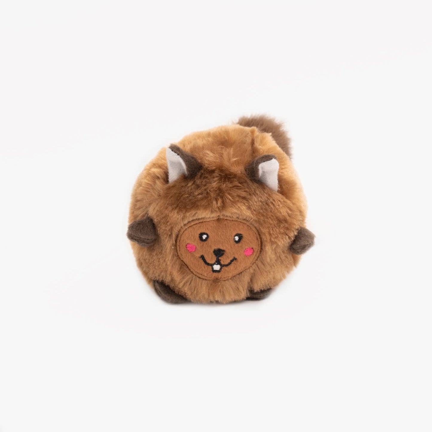 Bushy Throw - Squirrel - Plush Dog Toy