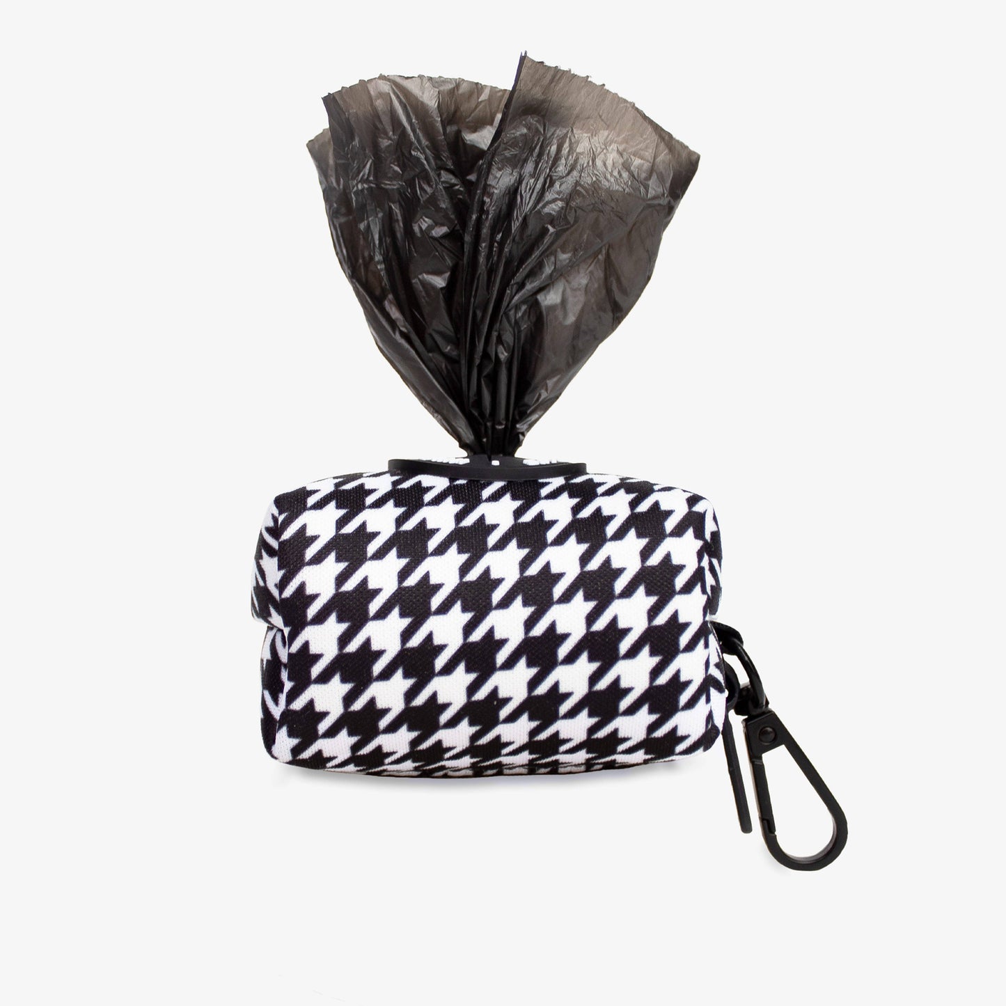 Dog Poop Bag Holder: Happy Houndstooth