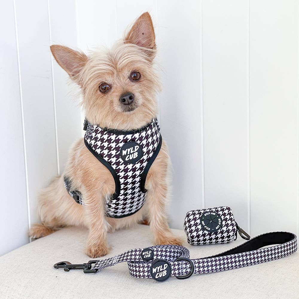 Dog Lead: Happy Houndstooth