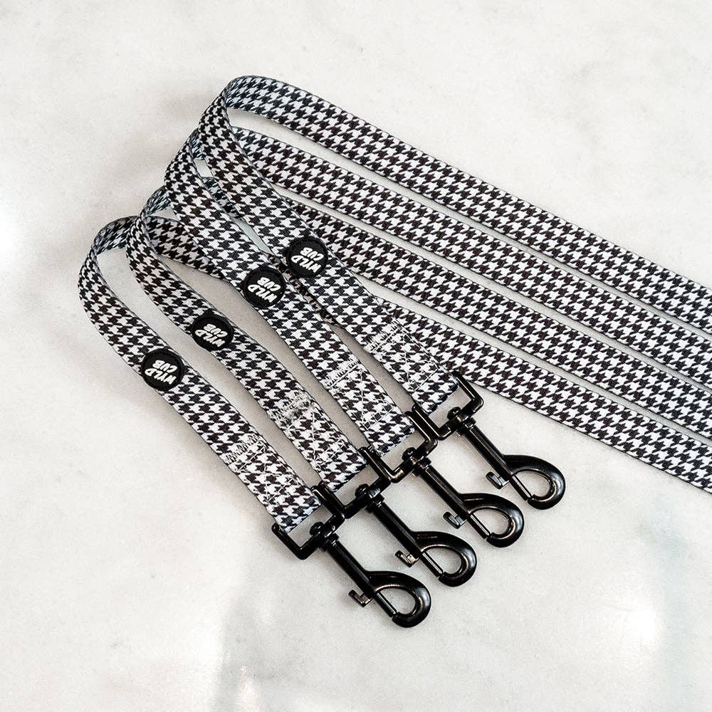 Dog Lead: Happy Houndstooth