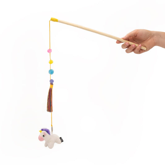 ZippyClaws® ZippyStick - Unicorn - Cat Toy