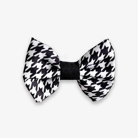 Dog Bow Tie: Happy Houndstooth