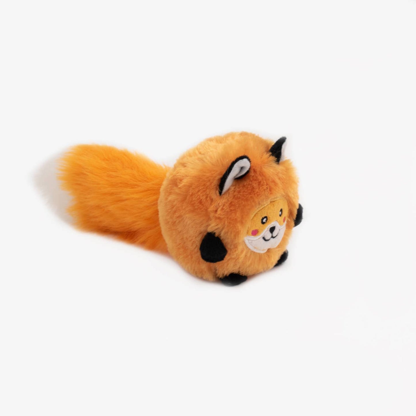 Bushy Throw - Fox - Plush Dog Toy